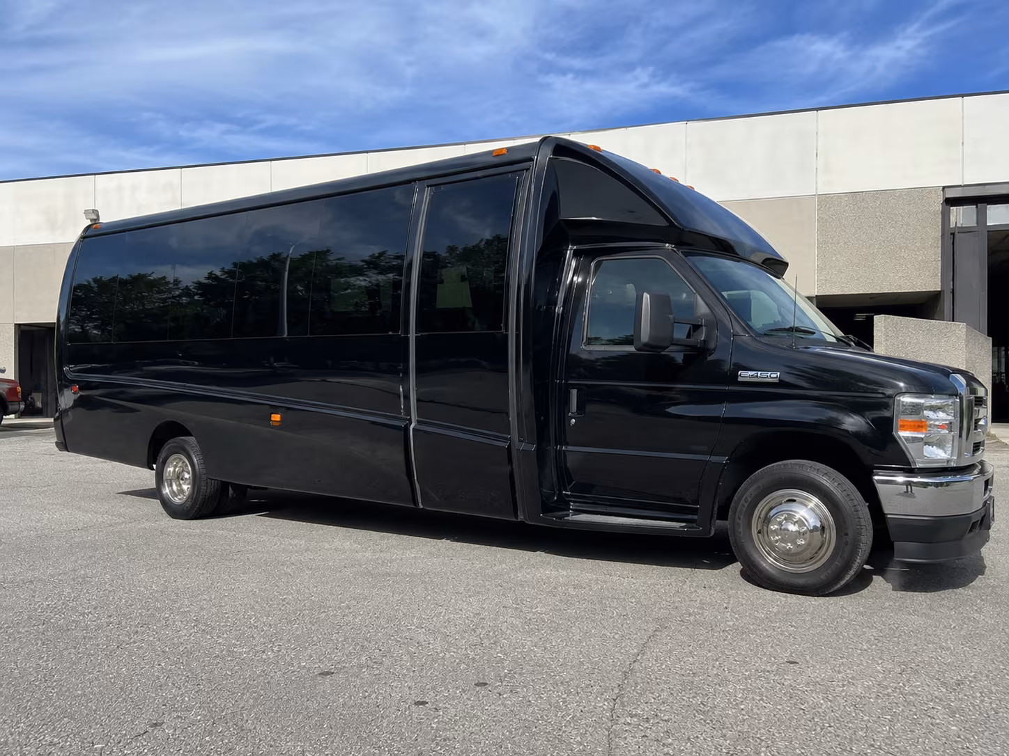 Oceanside Airport Shuttle & Transportation party bus exterior