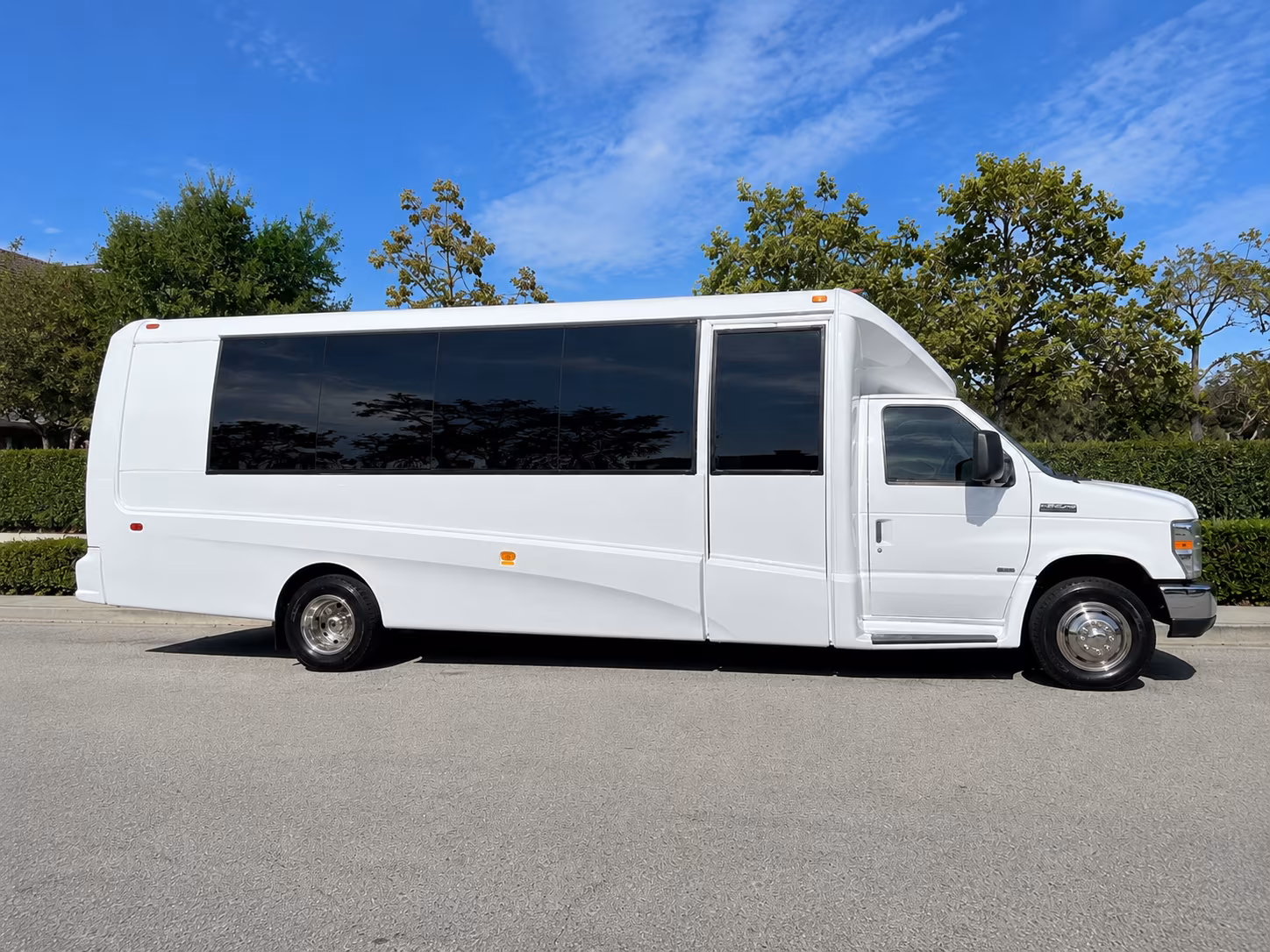 Oceanside Airport Shuttle & Transportation party bus exterior