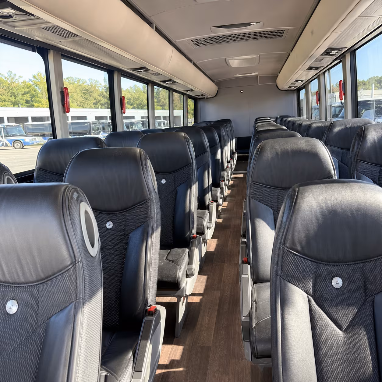 Oceanside Airport Shuttle & Transportation party bus interior
