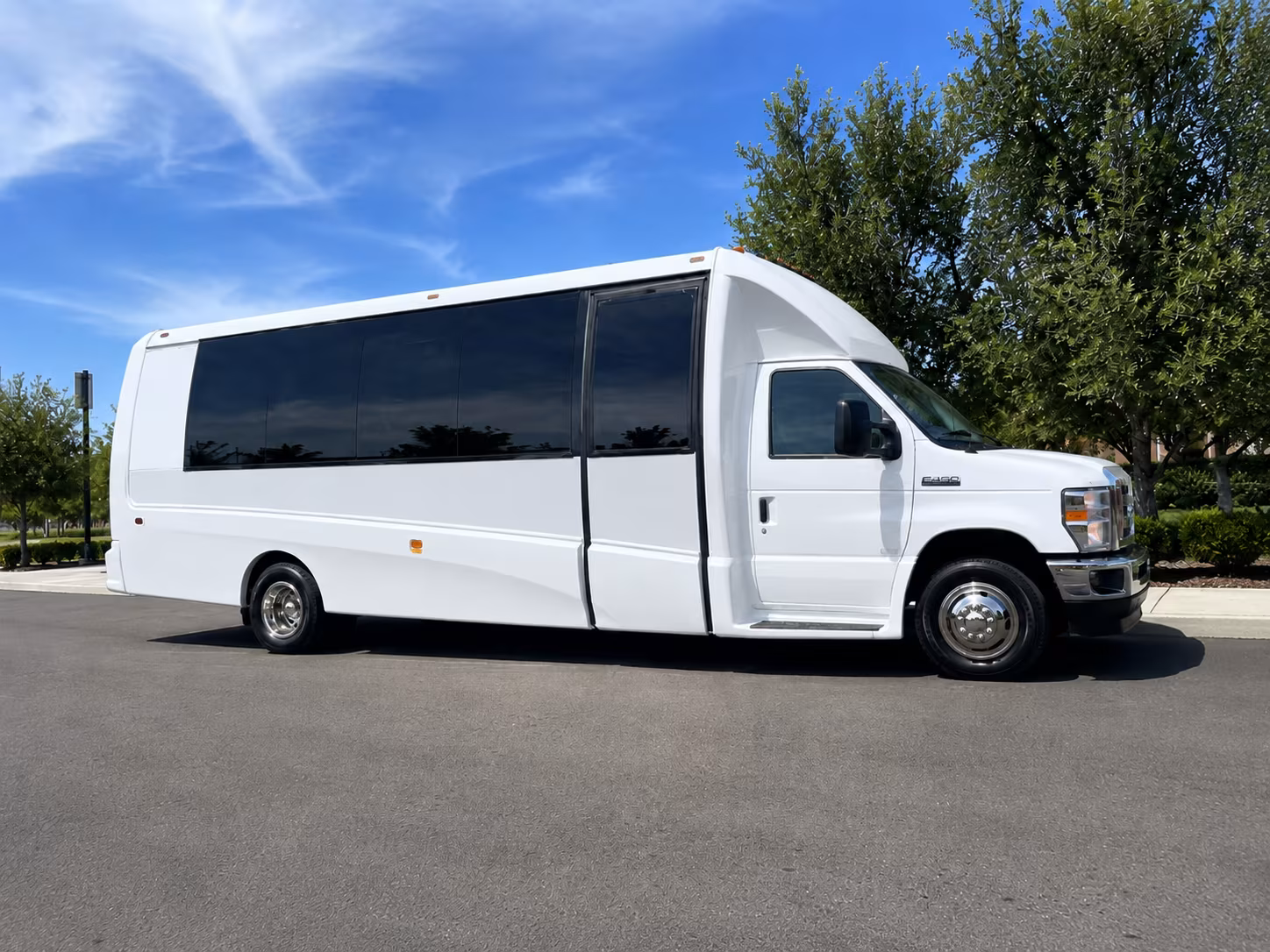 Oceanside Airport Shuttle & Transportation party bus exterior