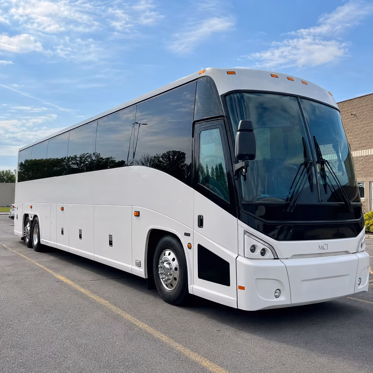Oceanside Corporate Transportation party bus exterior