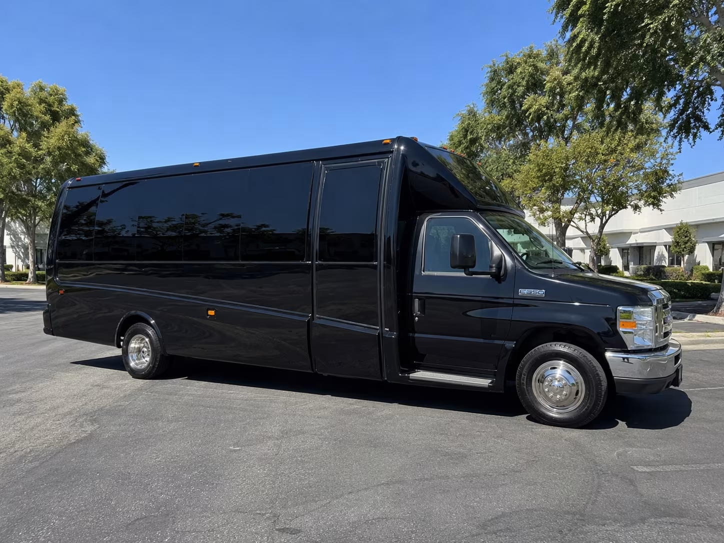 Oceanside Private Event Transportation party bus exterior