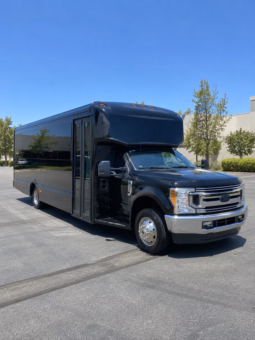 Oceanside Private Event Transportation party bus exterior