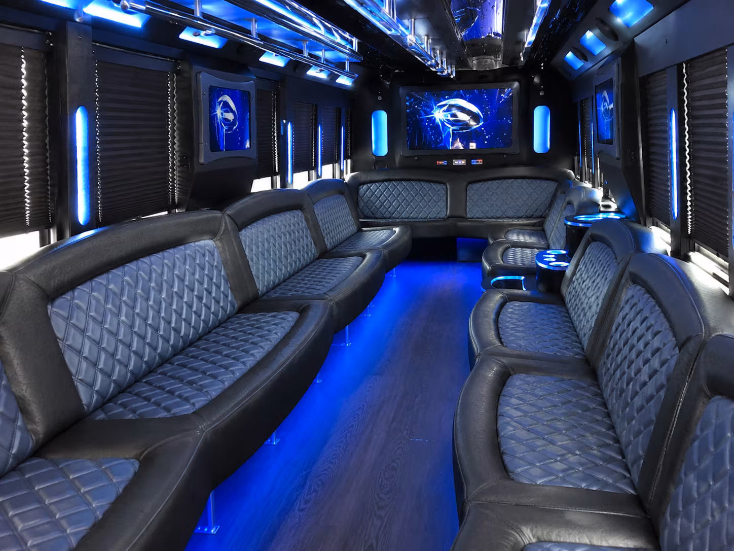 Oceanside Prom & Homecoming Transportation party bus exterior