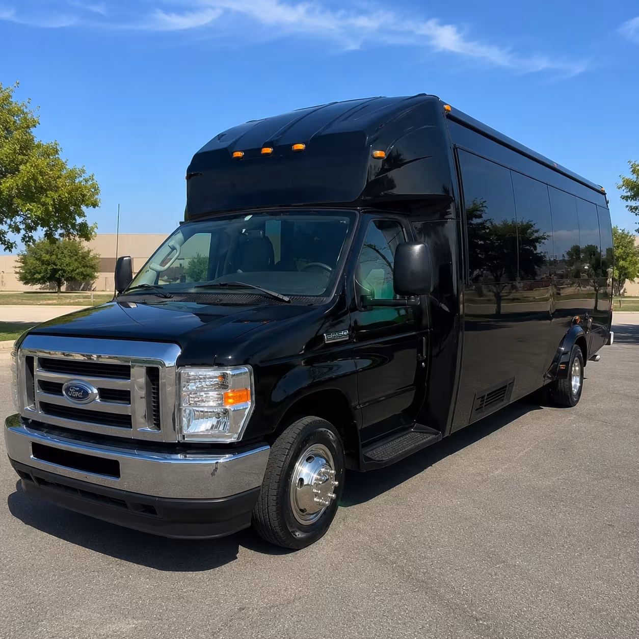 Oceanside Prom & Homecoming Transportation party bus exterior