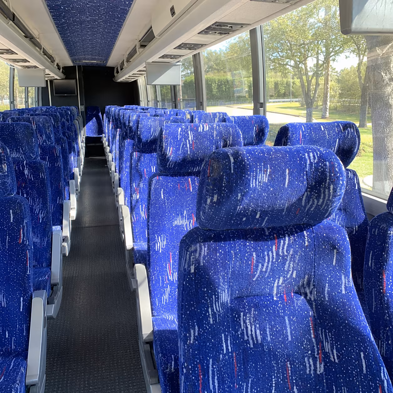 Oceanside School Event Transportation party bus exterior