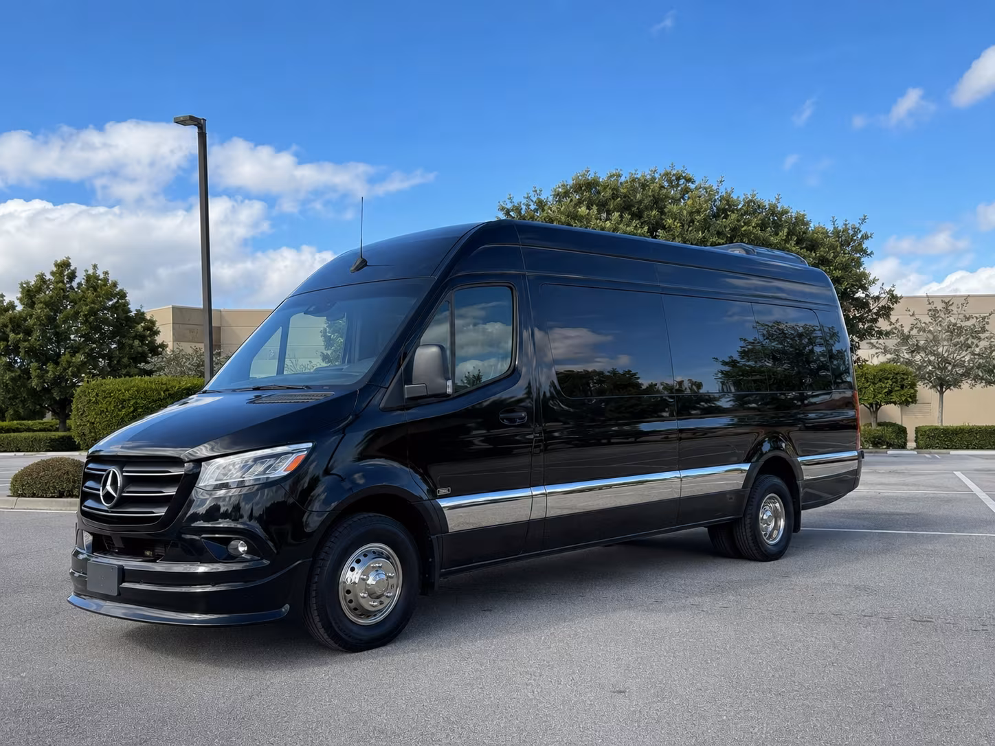 Oceanside School Event Transportation party bus exterior