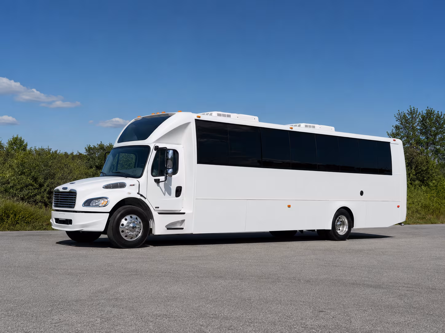 Oceanside Sporting Event Transportation party bus exterior