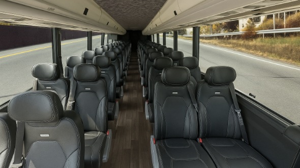20 Passenger Minibus Interior