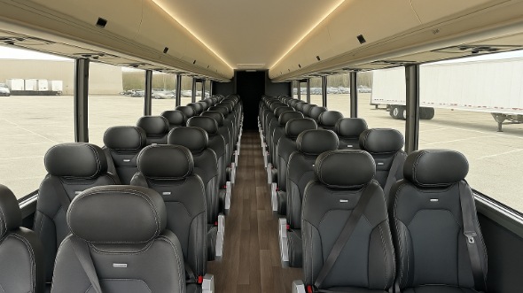 Interior of Charter Bus Company Oceanside's 30 Passenger Minibus in Oceanside