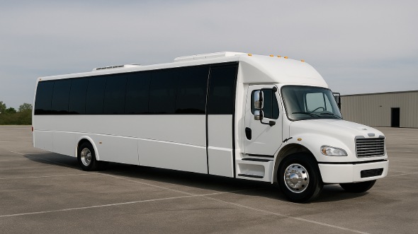 Exterior of Charter Bus Company Oceanside's 30 Passenger Minibus in Oceanside